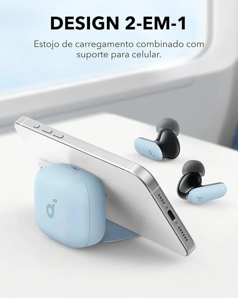 Imagem de Desperte seus sentidos com o Fone de Ouvido Bluetooth 5.4 Soundcore P30i - Detalhe 2 Desperte seus sentidos com o Fone de Ouvido Bluetooth 5.4 Soundcore P30i - Detalhe 2