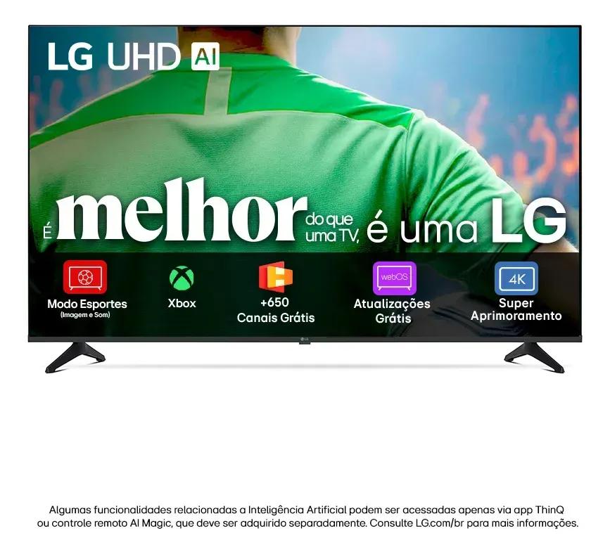 Transforme Sua Sala com a Smart TV LG UHD AI de 50 Pol. e HDR10 Pro!
