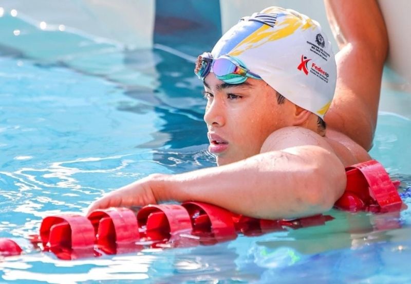 Nadador de Andradina conquista duas medalhas nos Jogos Escolares Brasileiros de Natação