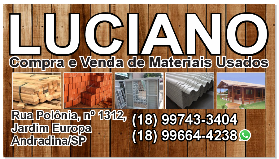 Luciano - Compra e Venda de Materiais Usados