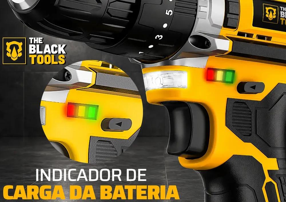 Imagem de Transforme Seus Projetos com a Parafusadeira Furadeira The Black Tools TB-21PX! - Detalhe 4 Transforme Seus Projetos com a Parafusadeira Furadeira The Black Tools TB-21PX! - Detalhe 4