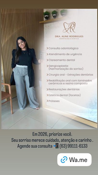 Dra. Aline Rodrigues - Odontologia Estética