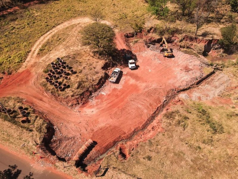 Prefeitura de Andradina combate erosões próximas à penitenciária