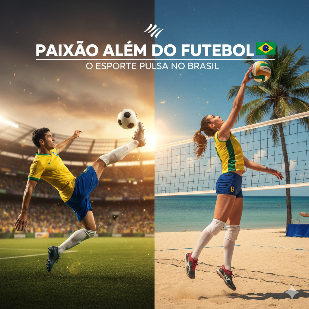 Qual o Segundo Esporte Mais Praticado no Brasil? A Paixão Vai Além do Futebol!
