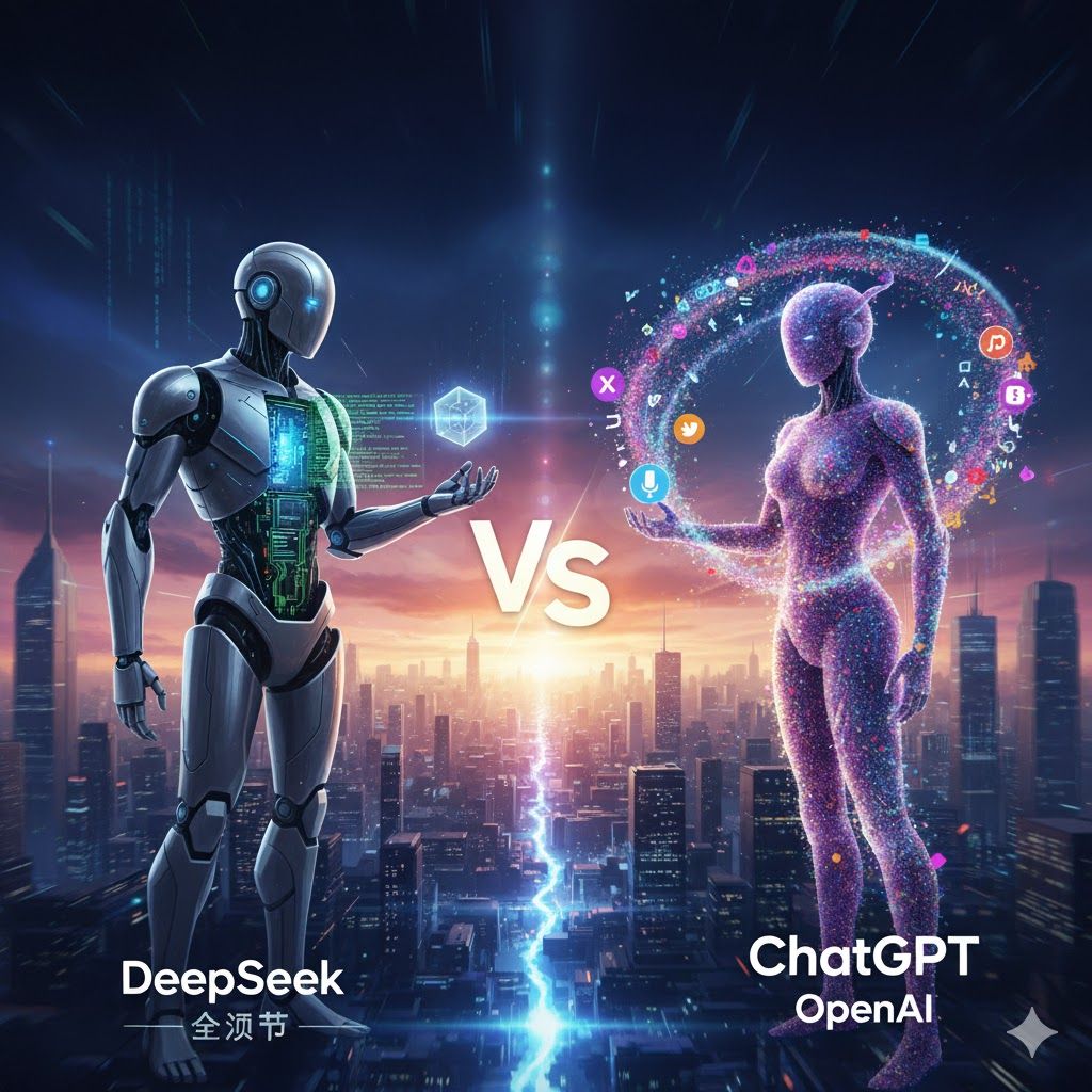 DeepSeek vs. ChatGPT: Comparação das IA de Conversação