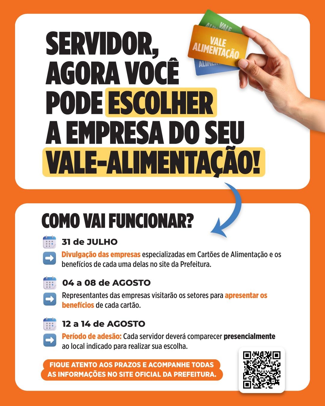 Prefeitura de Pereira Barreto Abre Escolha de Vale-Alimentação