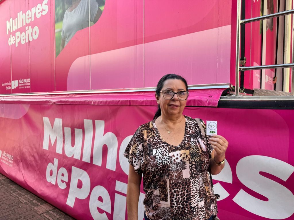 Unidade móvel já realizou 246 mamografias em 5 dias. Exames gratuitos seguem até sábado (5) com limite de senhas.