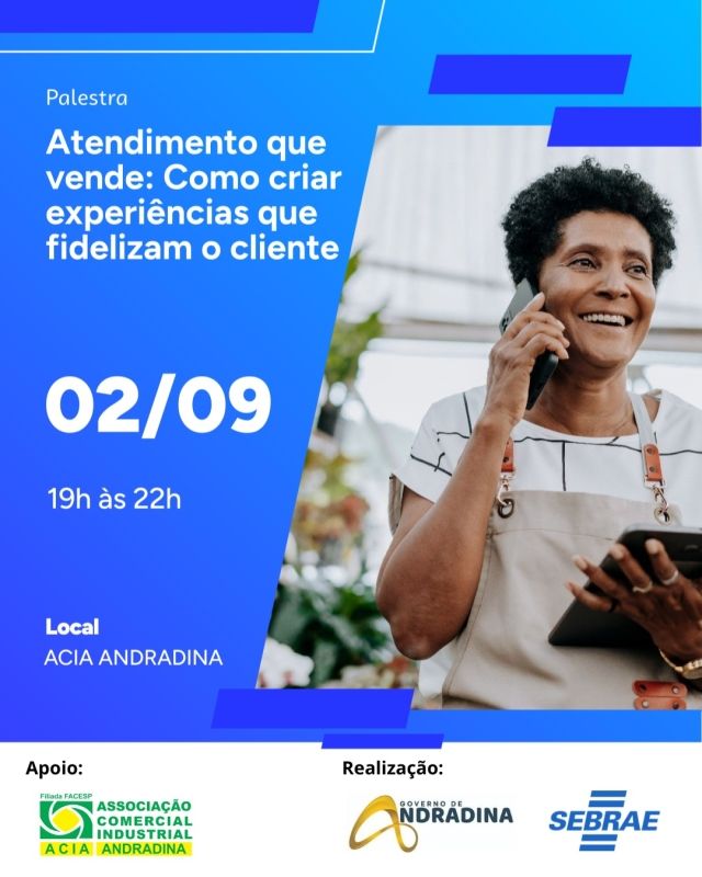 Ver mais sobre Capacitação em Atendimento ao Cliente em Andradina melhora competências dos profissionais e fortalece o turismo local Capacitação em Atendimento ao Cliente em Andradina melhora competências dos profissionais e fortalece o turismo local
