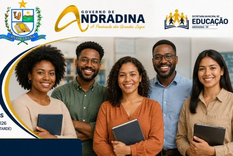 Prefeitura de Andradina abre Concurso Público com vagas para professores e gestores em 2026