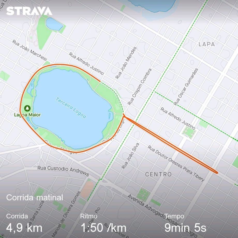 Percurso da corrida, Treinão dos Poderes 2025 em Três Lagoas, inscrições abertas.