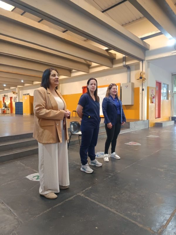 Escola em Tempo Integral promove ação de prevenção à saúde dos colaboradores