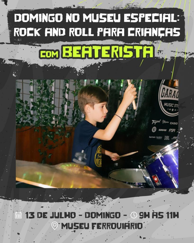 Encerrando a programação do Dia Mundial do Rock, a banda Ironic Dreams se apresenta às 18h com tributo a Alanis Morissette, Roxette e The Cranberries.”