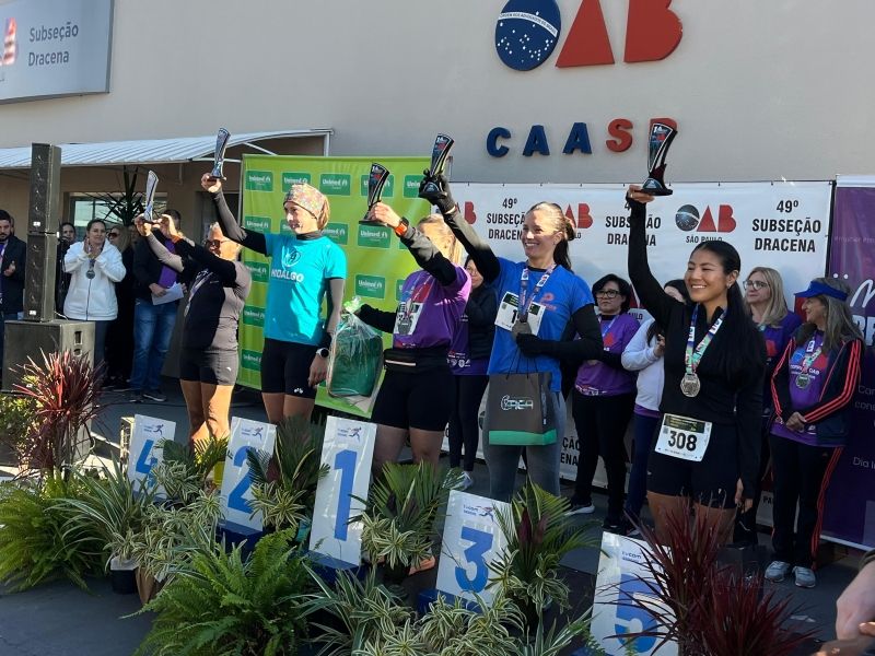 1ª Corrida e Caminhada da OAB reúne centenas em Dracena