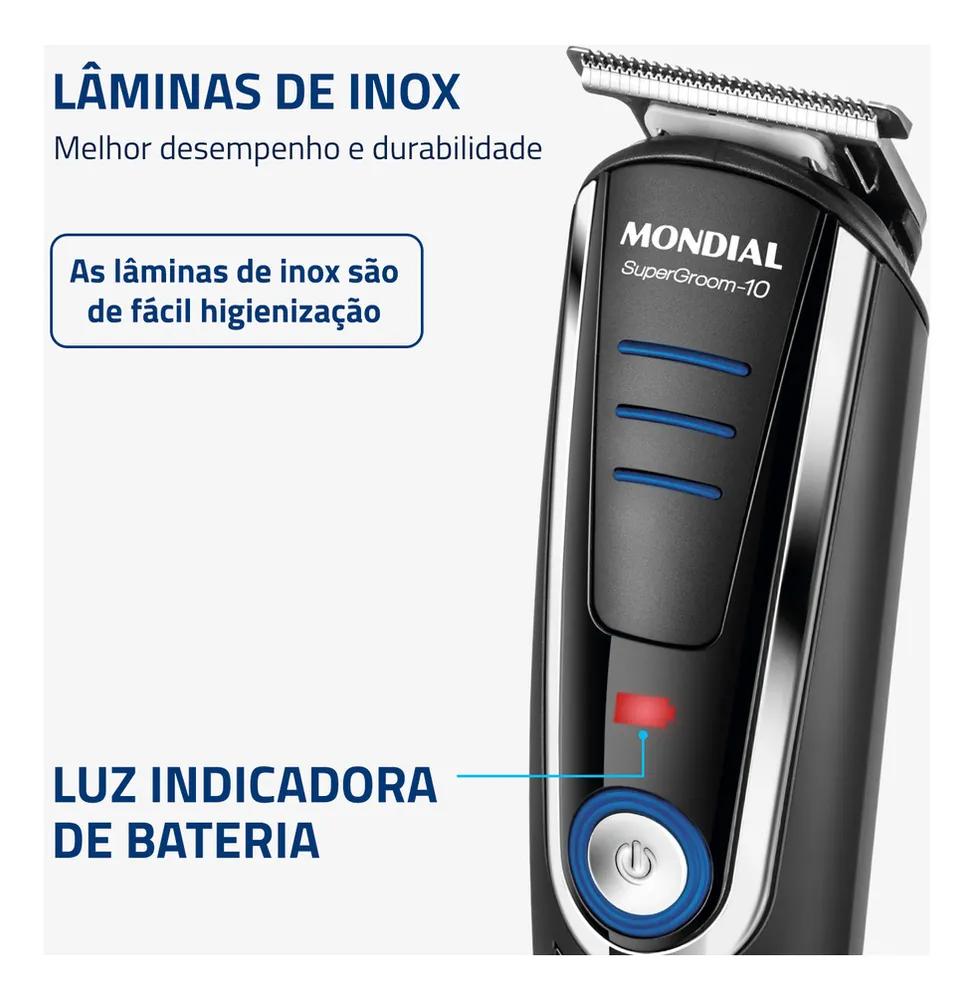 Aparador de Pelos Super Groom 10 Mondial: Praticidade e Estilo em 1 Só Produto! - Detalhe 5