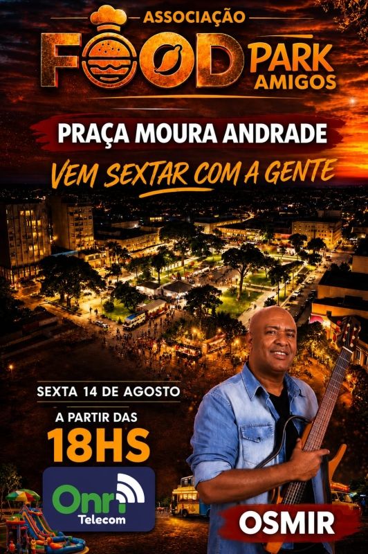 Ver mais sobre Food Park Amigos promove noite de lazer com show ao vivo na Praça Moura Andrade Food Park Amigos promove noite de lazer com show ao vivo na Praça Moura Andrade