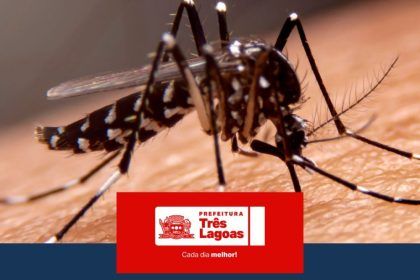Três Lagoas registra 429 casos de dengue confirmados em 2025