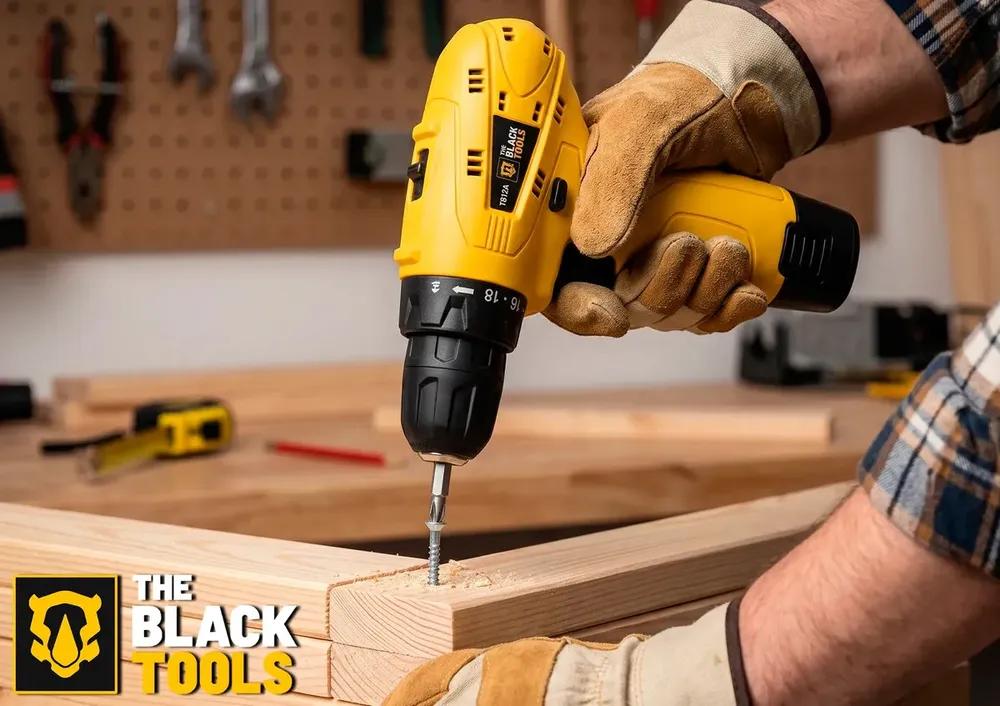 Imagem de Transforme Seu Projeto com a Parafusadeira Furadeira The Black Tools TB12A! - Detalhe 2 Transforme Seu Projeto com a Parafusadeira Furadeira The Black Tools TB12A! - Detalhe 2