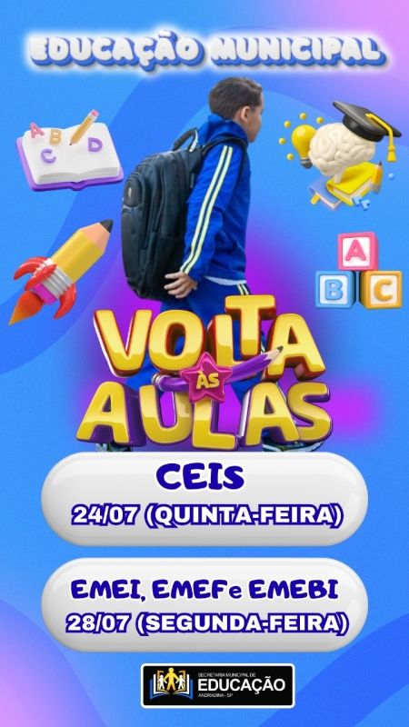 Retorno das Aulas em Andradina: Datas e Preparações