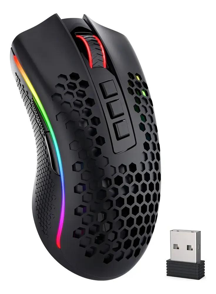 Imagem de Domine Seus Jogos com o Mouse Gamer Sem Fio Storm Pro da Redragon! - Detalhe 3 Domine Seus Jogos com o Mouse Gamer Sem Fio Storm Pro da Redragon! - Detalhe 3