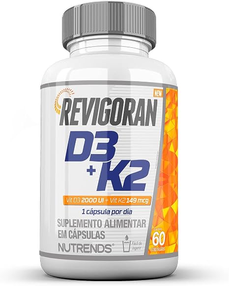 Revigoran Vitamina D3 + K2: Fortaleça sua Saúde com Nutrends! - Detalhe 3