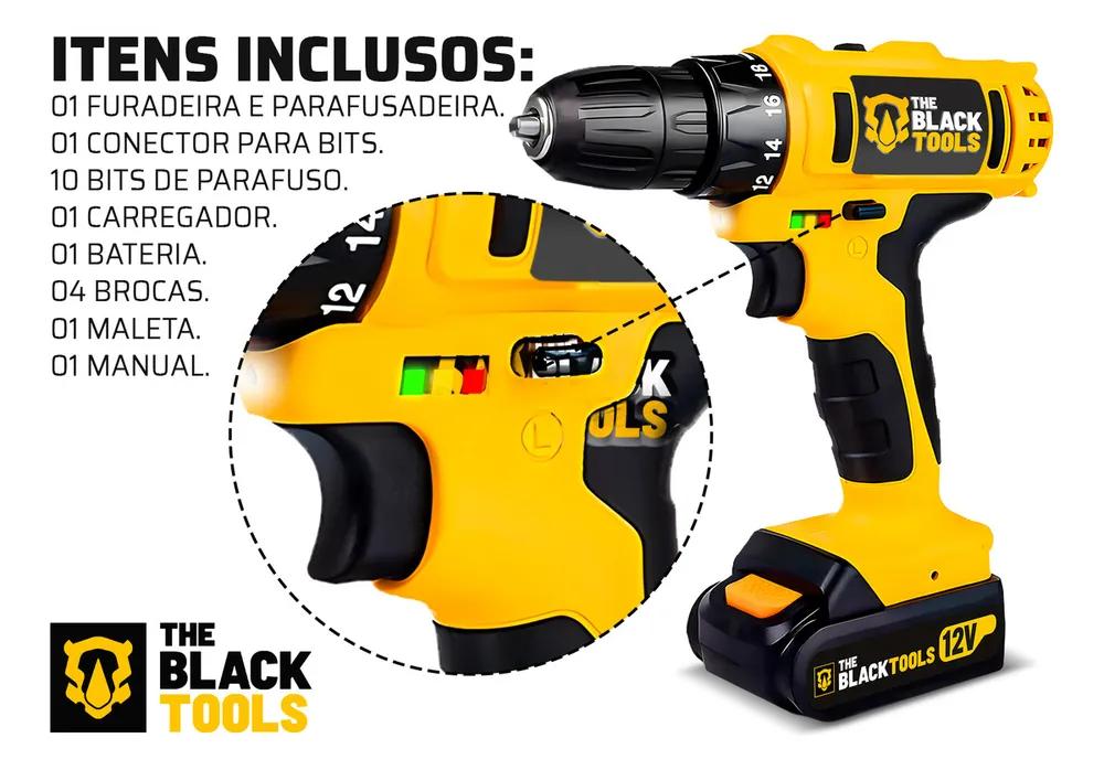 Imagem de Furadeira Parafusadeira Sem Fio TB-12E: Praticidade e Potência em Suas Mãos! - Detalhe 2 Furadeira Parafusadeira Sem Fio TB-12E: Praticidade e Potência em Suas Mãos! - Detalhe 2