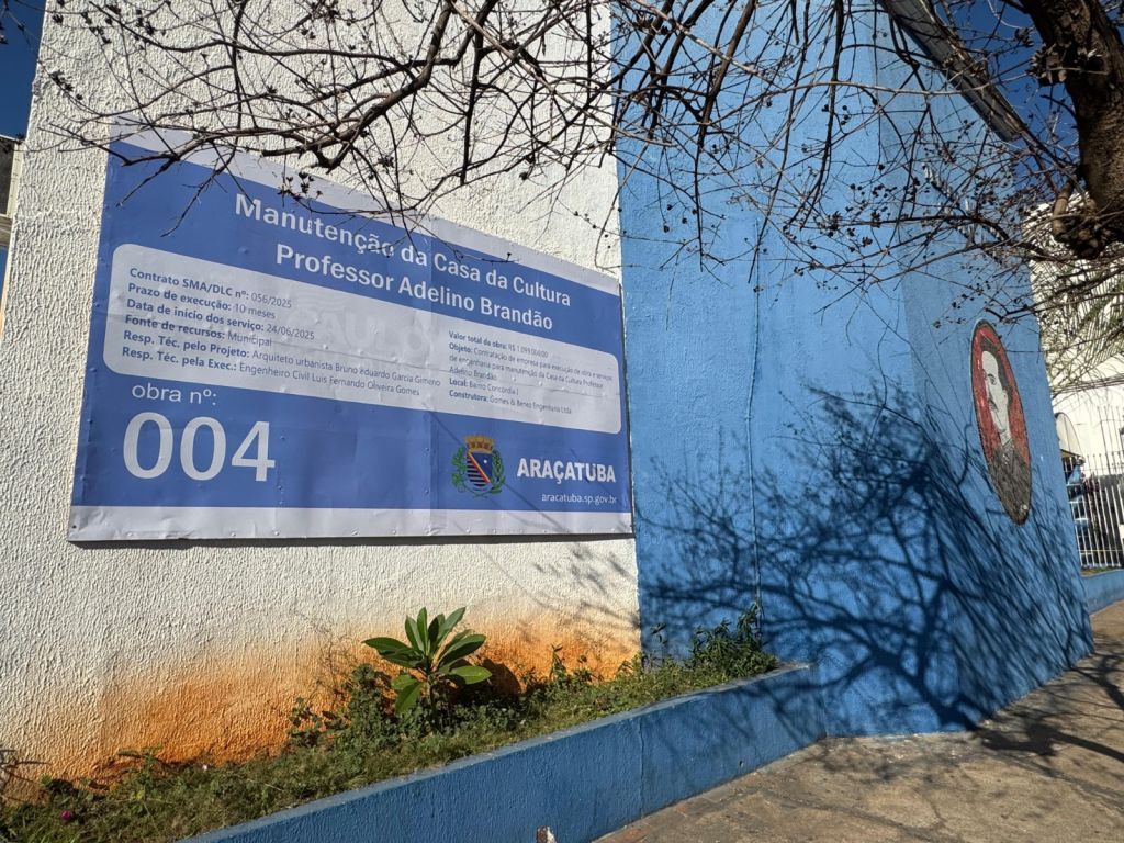 Obra financiada com R$ 2 milhões do Programa Nacional Aldir Blanc (PNAB).