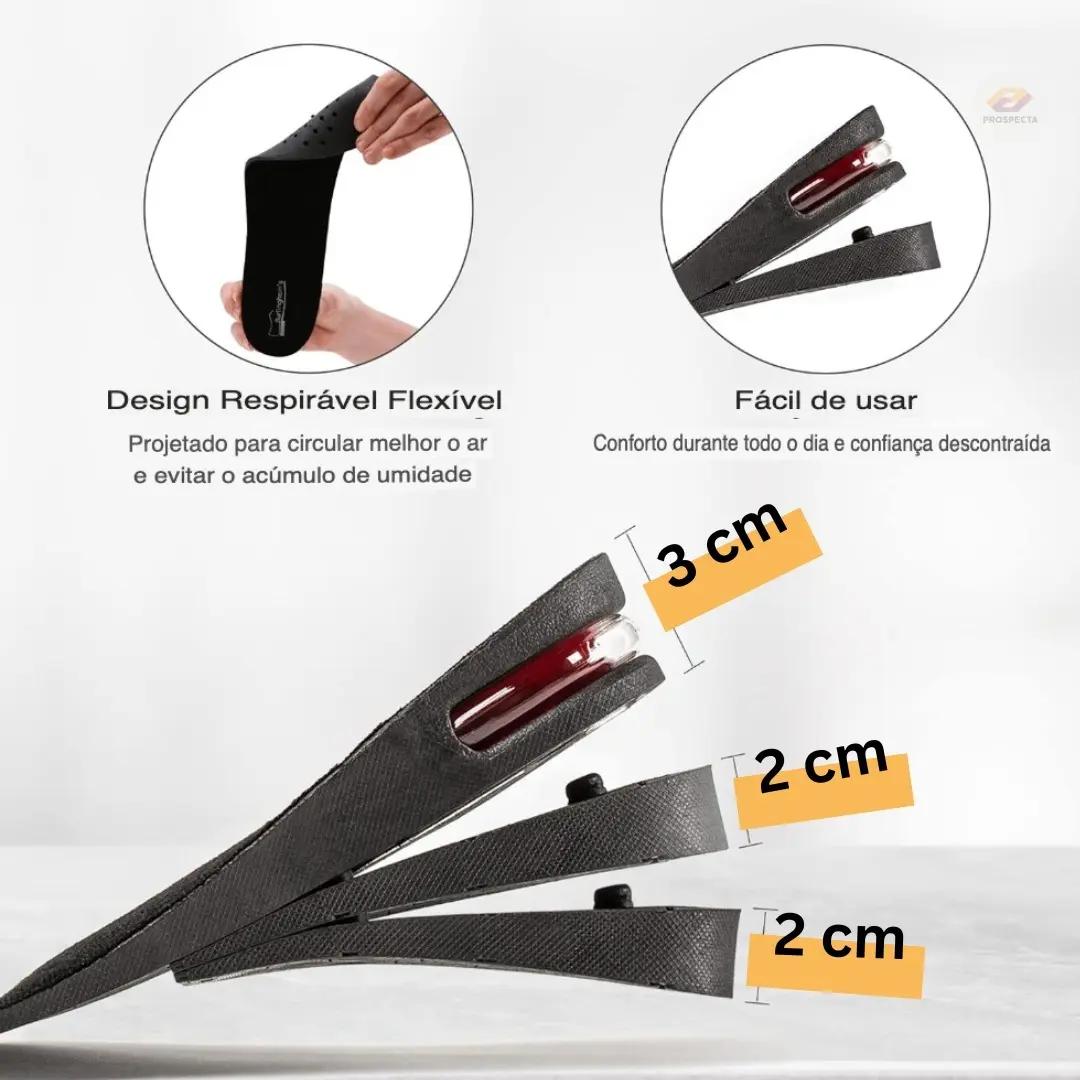 Imagem de Palmilha Altura Eleva até 7cm: Conforto e Estilo em Cada Passo! - Detalhe 5 Palmilha Altura Eleva até 7cm: Conforto e Estilo em Cada Passo! - Detalhe 5
