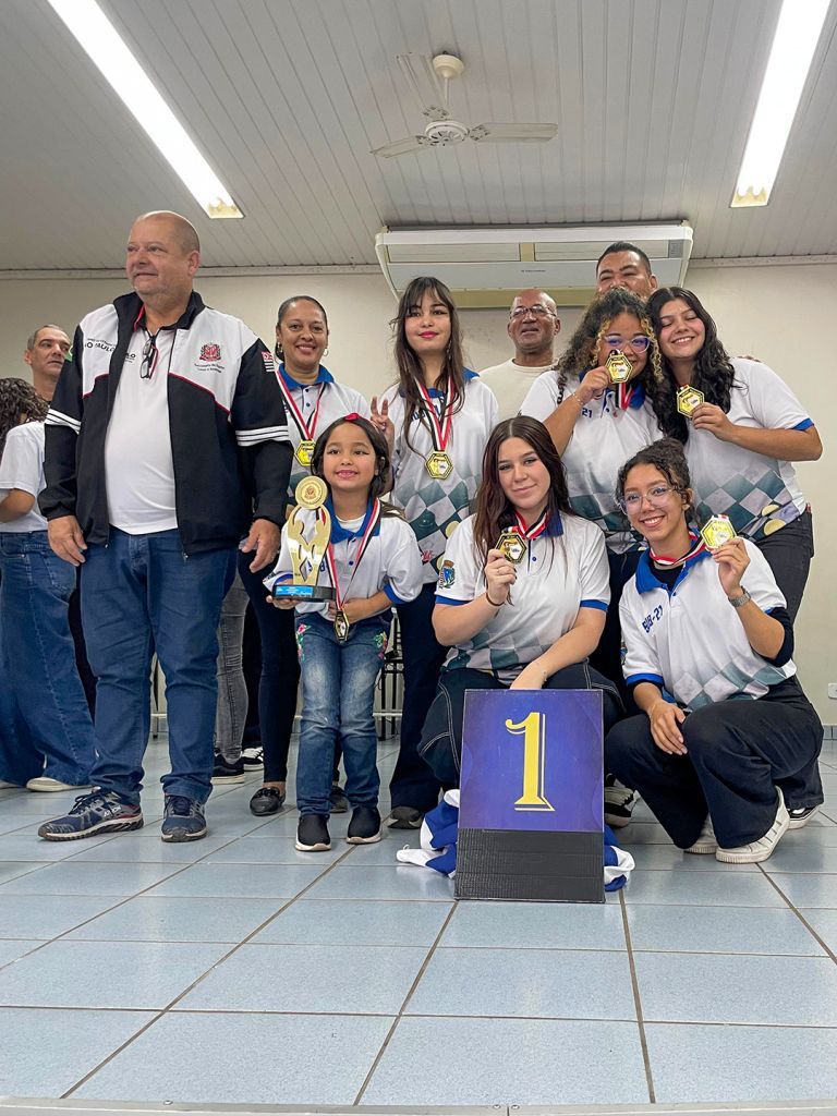 Araçatuba celebra vitória no Damas Sub-21 nos 67º Jogos Regionais.