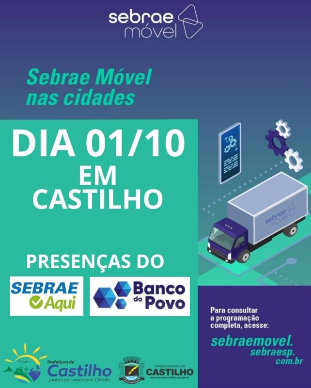 Sebrae Móvel oferece suporte gratuito em Castilho