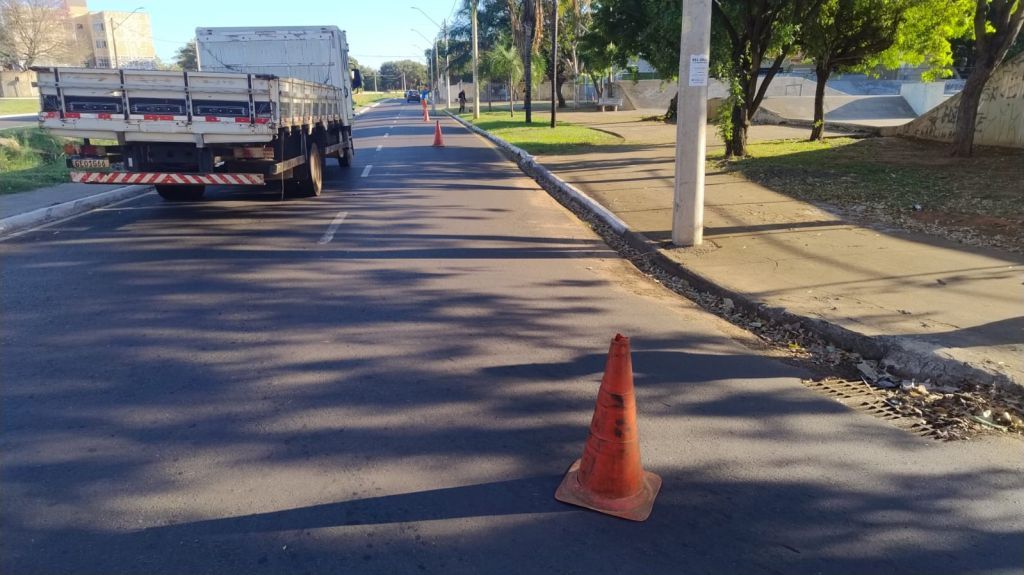 Pista de skate na Praça da Juventude após manutenção em Araçatuba.