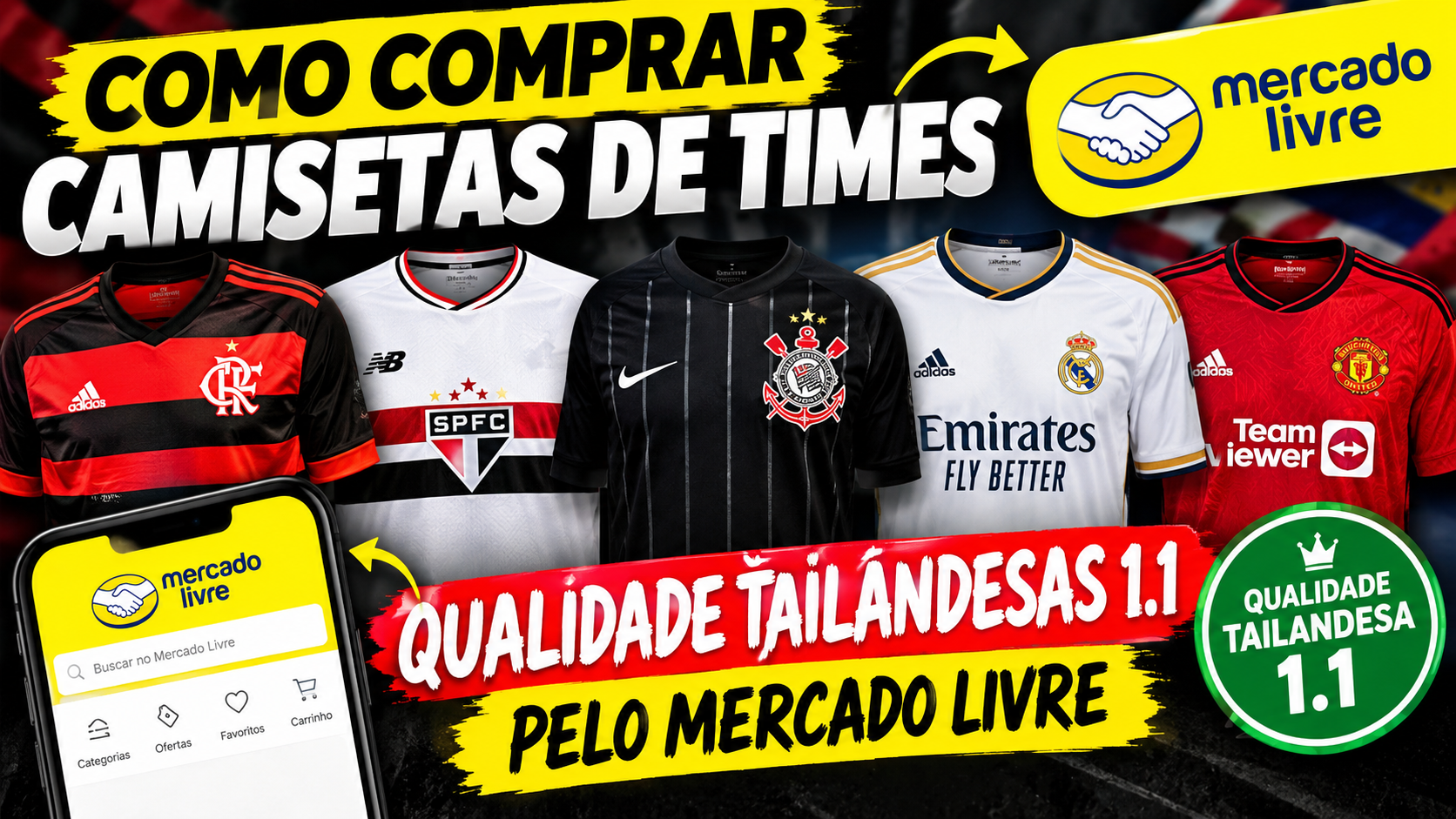 Imagem de Guia Completo para Comprar Camisas de Times Tailandesas 1.1 Guia Completo para Comprar Camisas de Times Tailandesas 1.1