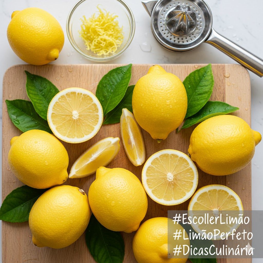 Imagem de Uma montagem ou foto vibrante de limões frescos e suculentos, alguns inteiros, alguns cortados, talvez com algumas folhas verdes ou gotículas de água para dar um toque de frescor. Uma montagem ou foto vibrante de limões frescos e suculentos, alguns inteiros, alguns cortados, talvez com algumas folhas verdes ou gotículas de água para dar um toque de frescor.