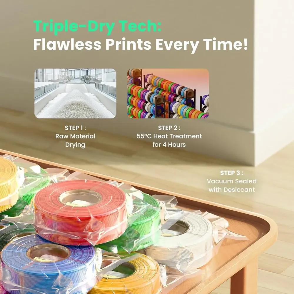 Imagem de Filamento Bambu Lab 3D PLA Lite: Qualidade Superior em Impressão 3D! - Detalhe 3 Filamento Bambu Lab 3D PLA Lite: Qualidade Superior em Impressão 3D! - Detalhe 3