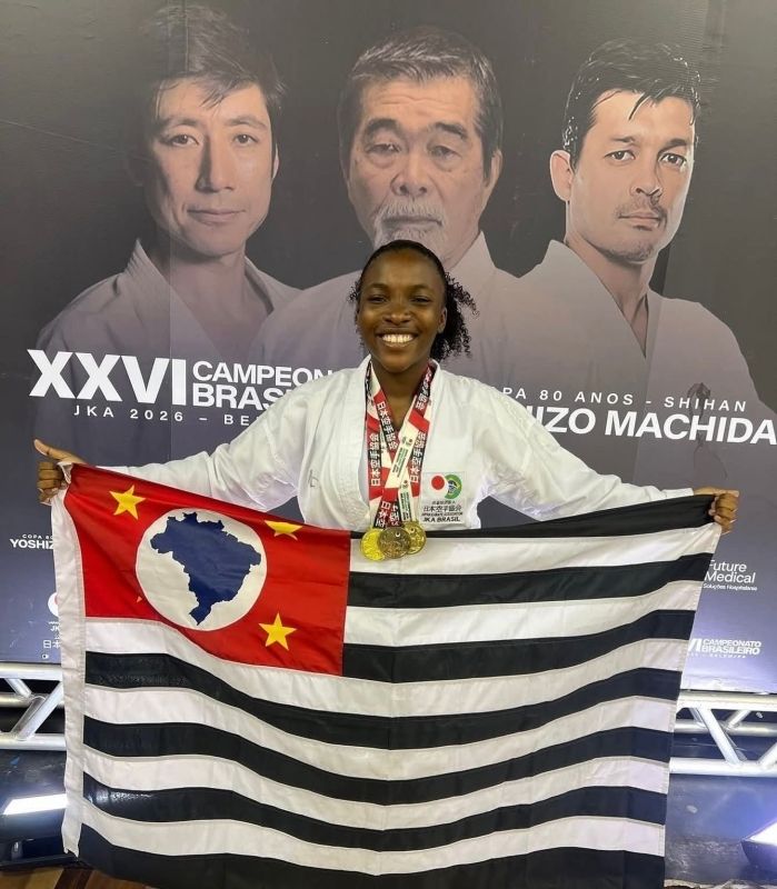 Jovem carateca de Andradina é convocada para o Campeonato Mundial de Karatê no Egito
