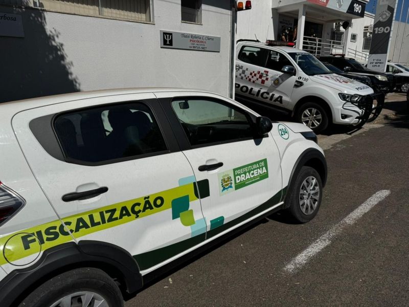 Força-tarefa em Dracena fiscaliza sucatas e prende suspeito