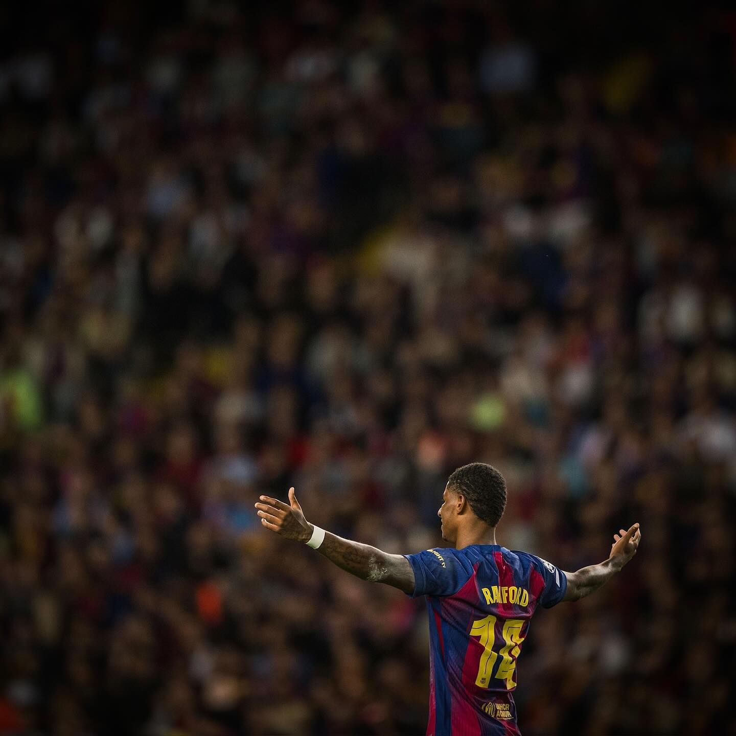 Marcus Rashford celebra transferência para o Barcelona