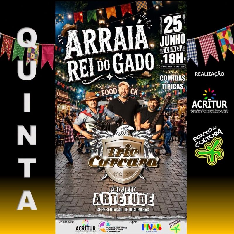 Festas Juninas na Praça Moura Andrade prometem diversão, gastronomia e cultura nos dias 25 e 26 de junho