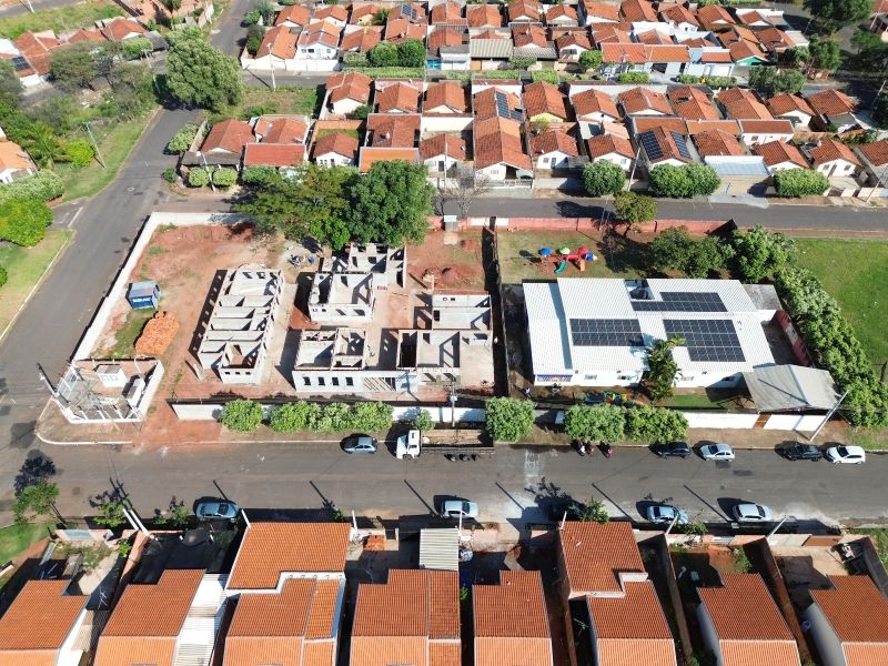 Andradina avança na construção de nova creche na Vila São João com investimento de mais de R$ 1,6 milhão