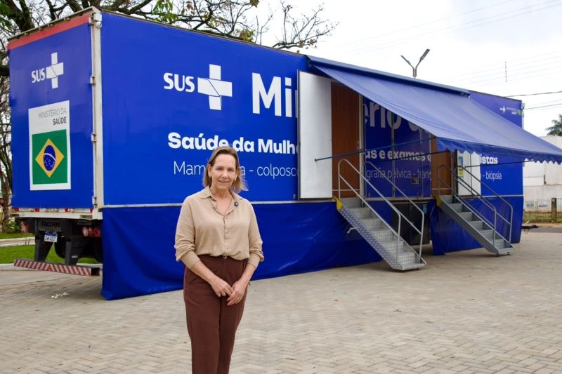Carreta de Saúde da Mulher do Ministério da Saúde chega a Andradina com atendimentos especializados