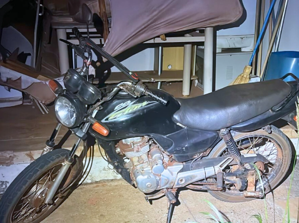 Polícia Militar Recupera Motocicleta Furtada em Operação em Murutinga do Sul