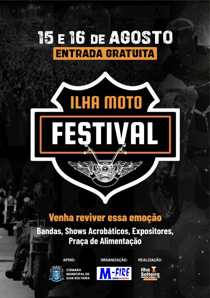 Ilha Moto Festival agita Ilha Solteira em agosto