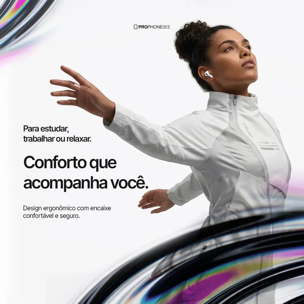 Imagem de Fone Bluetooth 5.4: Liberdade e Som de Qualidade em Seus Ouvidos! - Detalhe 3 Fone Bluetooth 5.4: Liberdade e Som de Qualidade em Seus Ouvidos! - Detalhe 3