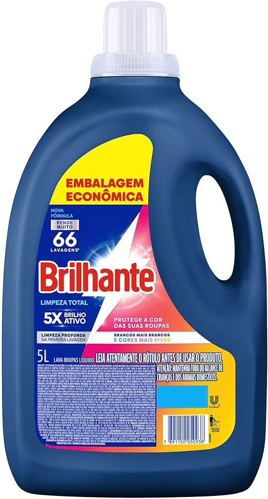 Sabão Líquido Brilhante 5L: Roupas Impecáveis e Cores Vivas! - Detalhe 4