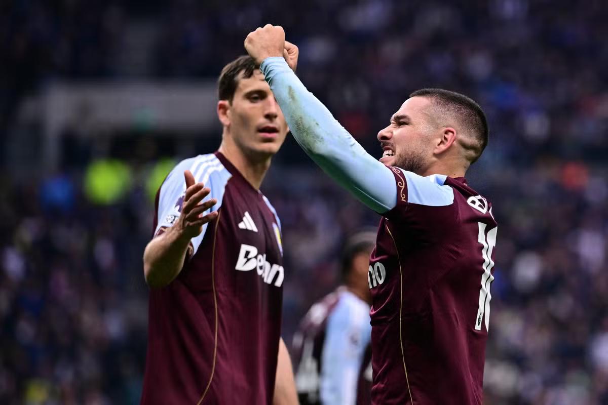 Tottenham perde para Aston Villa e cai para 6º na Premier League