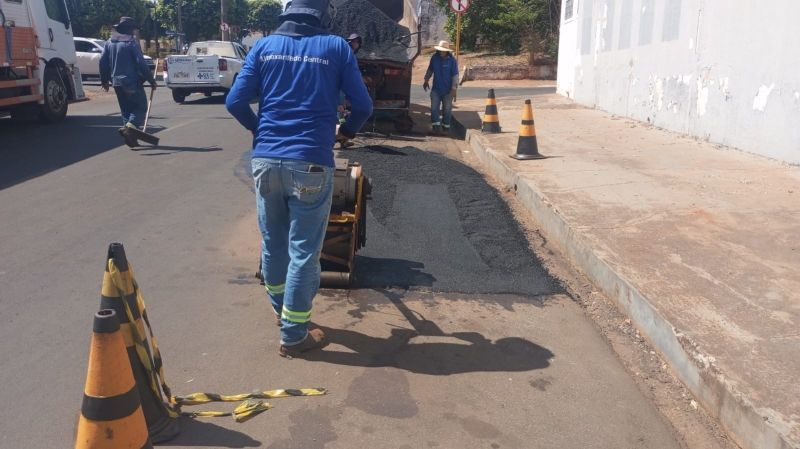 Prefeitura de Andradina intensifica operação tapa-buracos