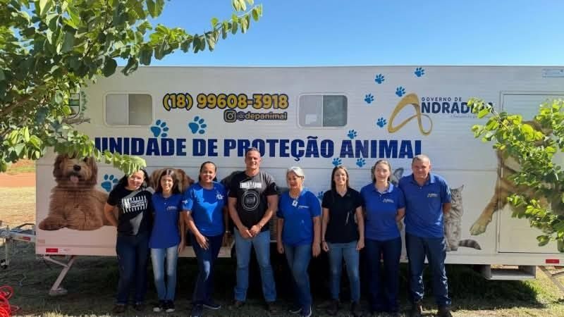 Castramóvel de Andradina inicia operações no distrito de Paranápolis para atender felinos