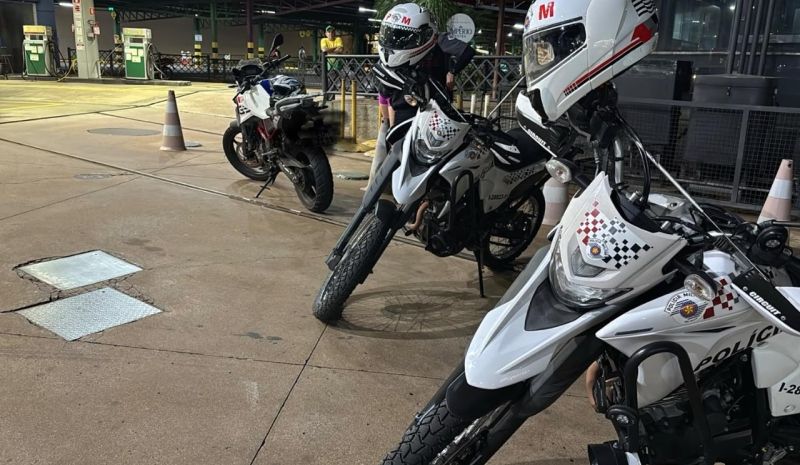 Polícia realiza Operação Baixo Ruído em Andradina para coibir irregularidades em motocicletas