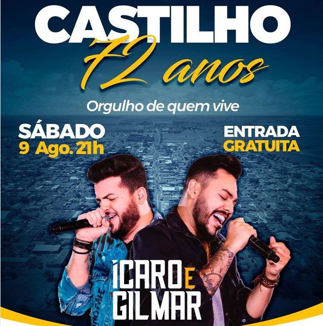 Castilho celebra 72 anos com Festa do Pescador e atrações