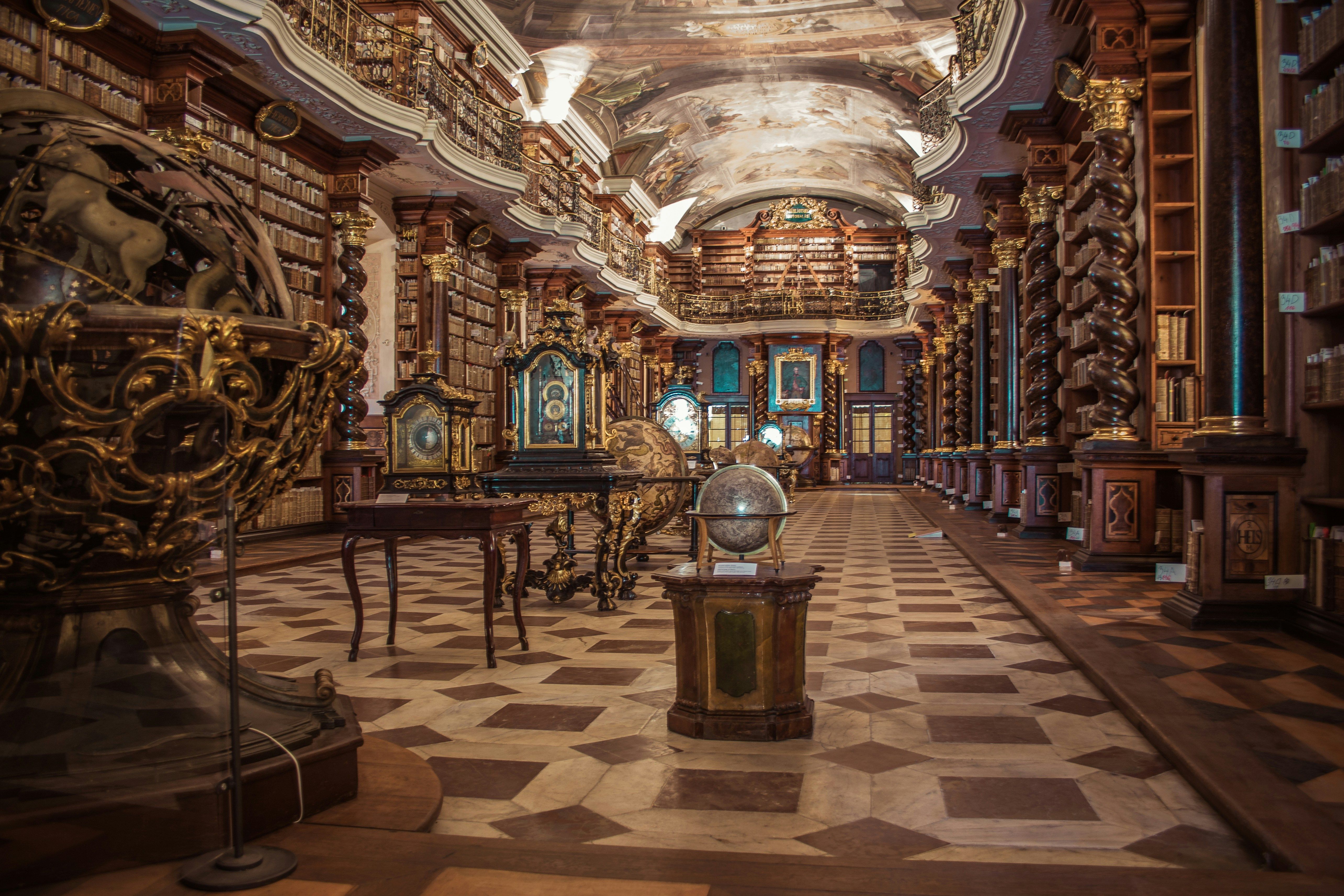 Clementinum Prague: baroque library