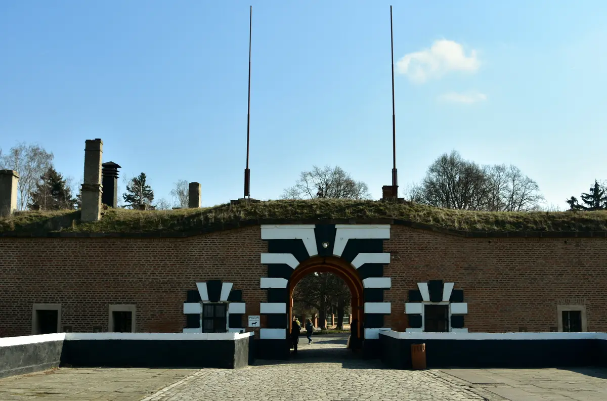 Entrance gate of the Small Fortress in Terezín